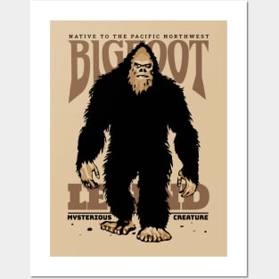 Bigfoot The Legend of Mysterious Creature Posters and Art